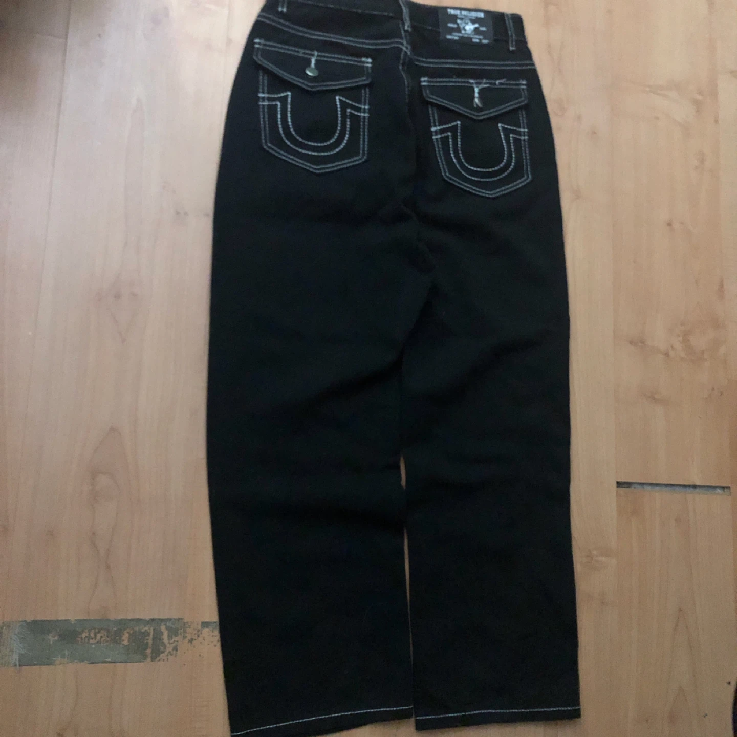 Baggy Black True Religion Jeans