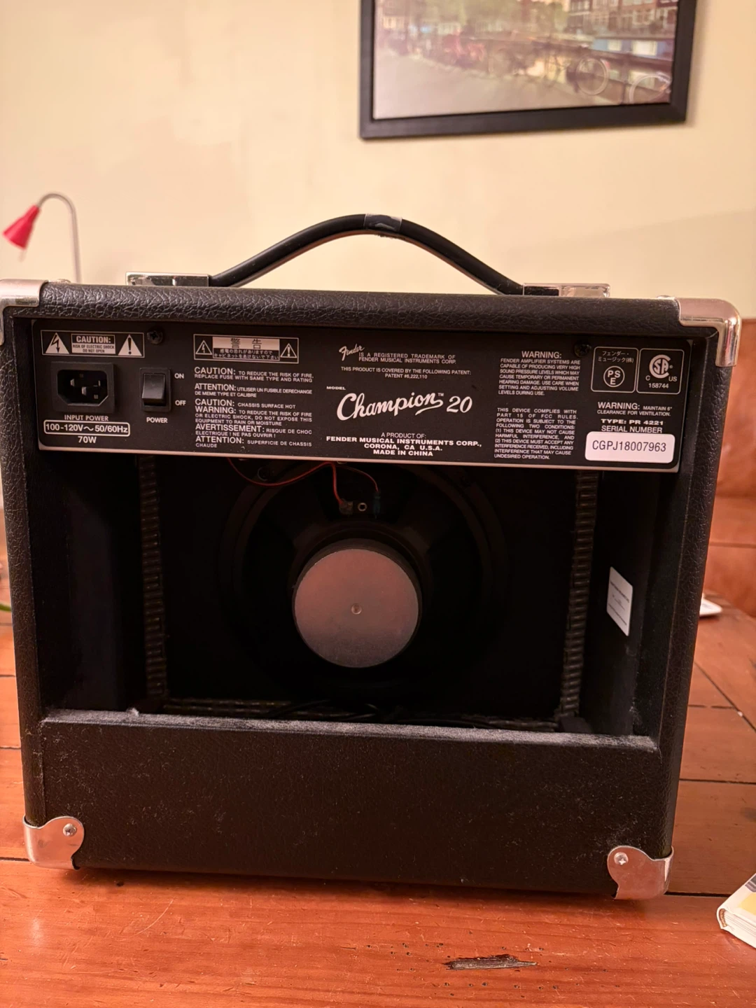 Fender Champion 20 Guitar Amplifier - photo 2