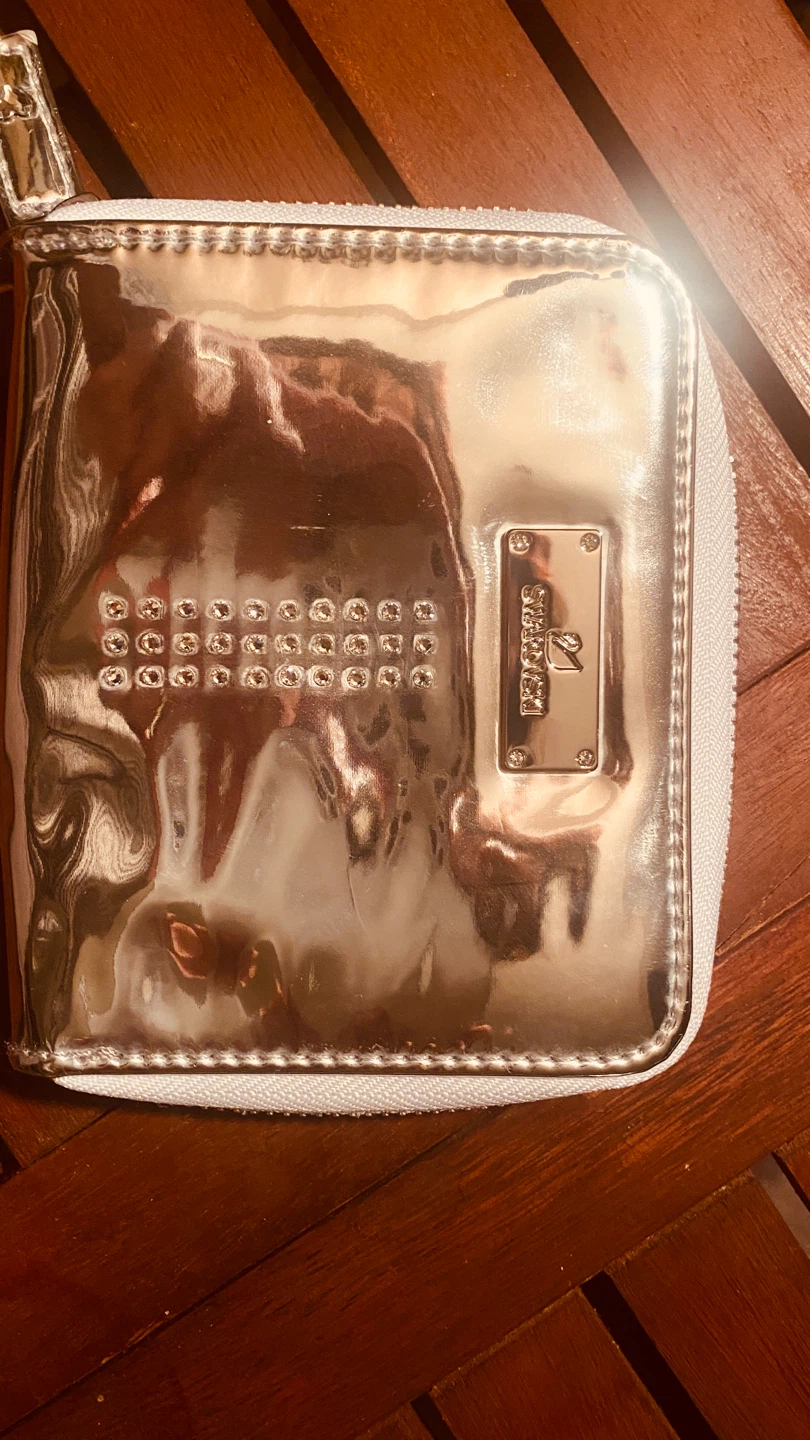 Swarovski White & Silver Zip Around Wallet - photo 2