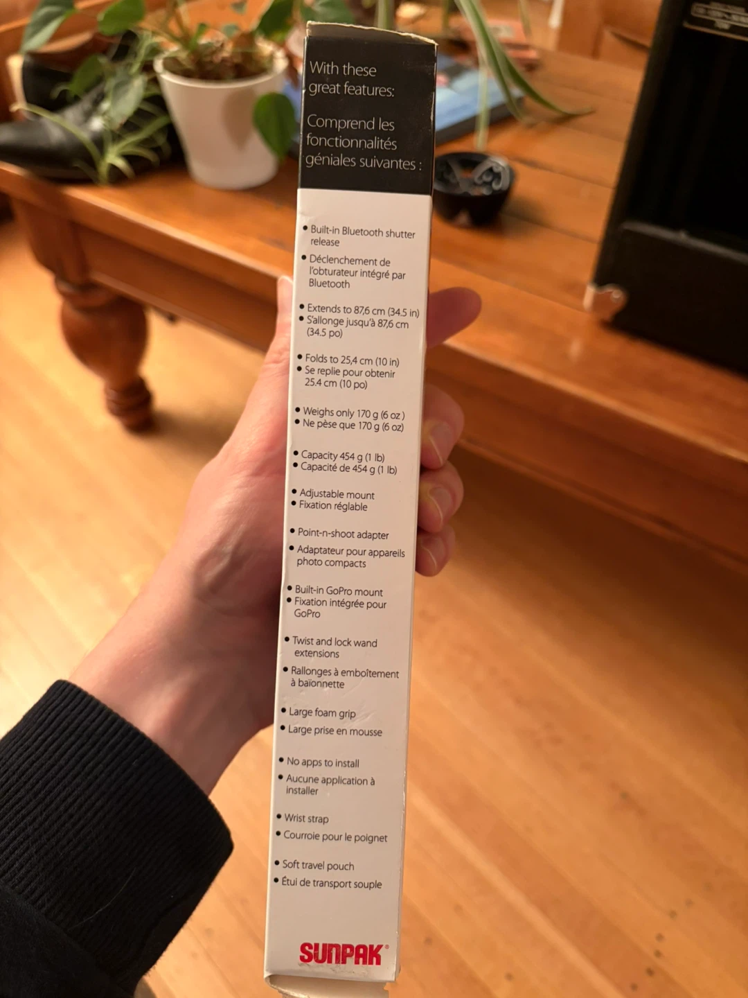 Sunpak Bluetooth Selfie Stick with Built-in Shutter Release - photo 2