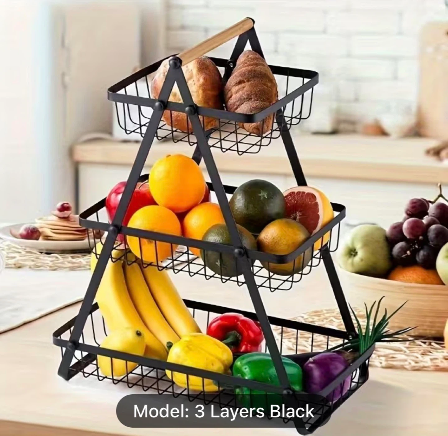 3-Tier Fruit Basket🥕 - photo 3