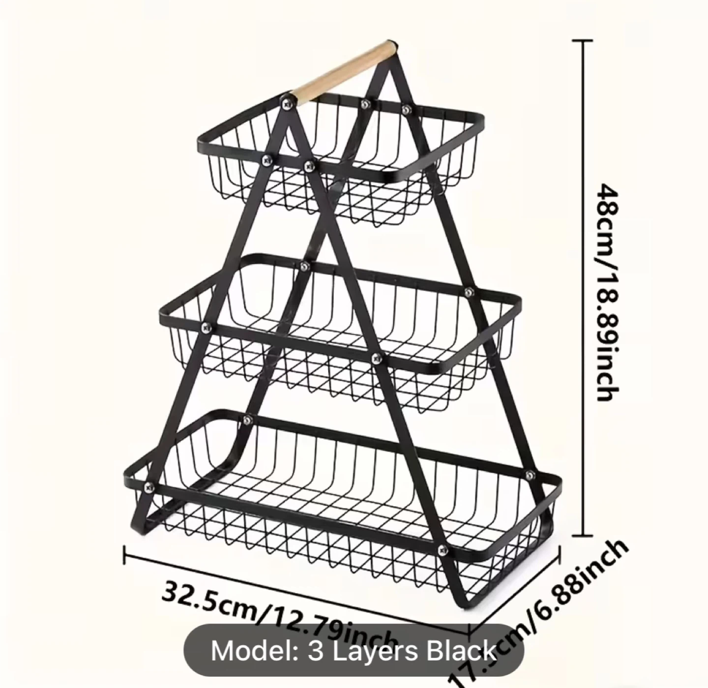 3-Tier Fruit Basket🥕 - photo 2