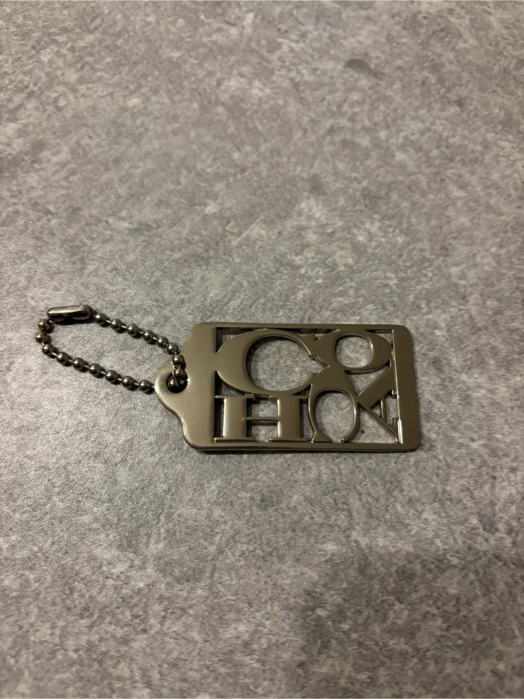 Coach Keychain Tag