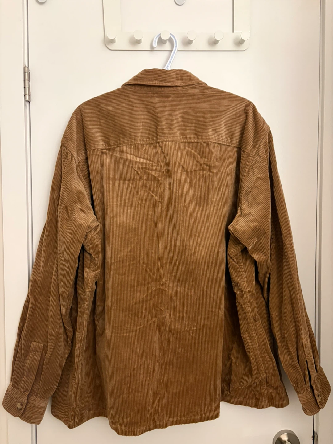 UNIQLO Corduroy Work Long Sleeve Shirt - Brown - XL/TG - photo 2