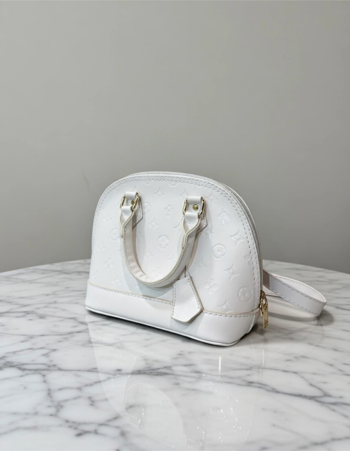 White Handbag