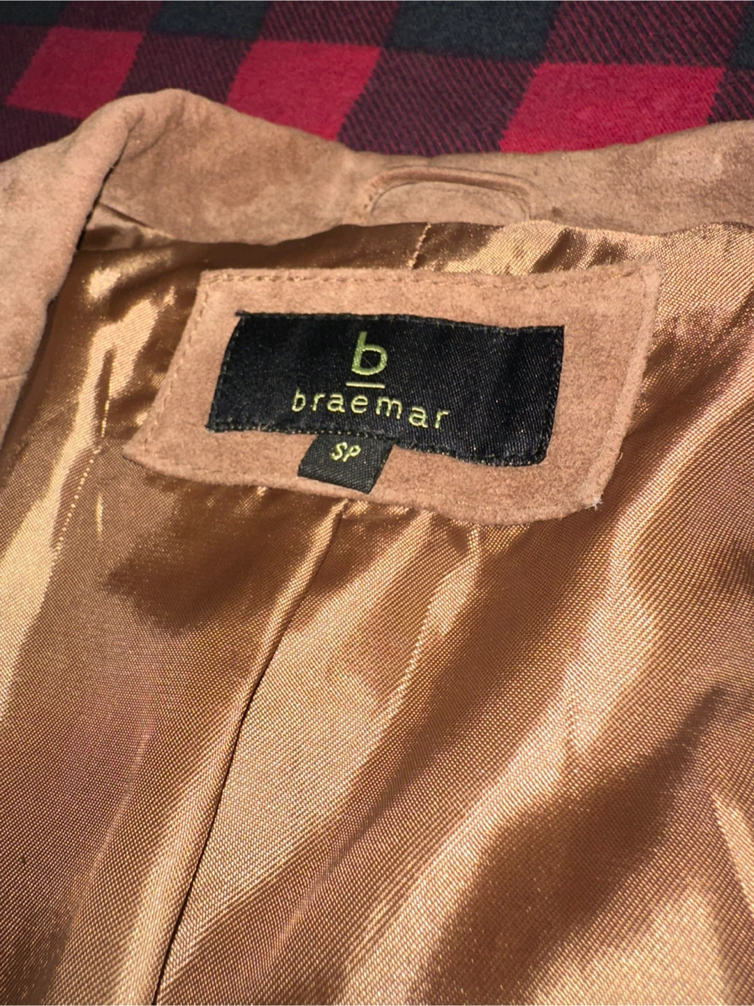Braemar Brown Suede Blazer Jacket - photo 2