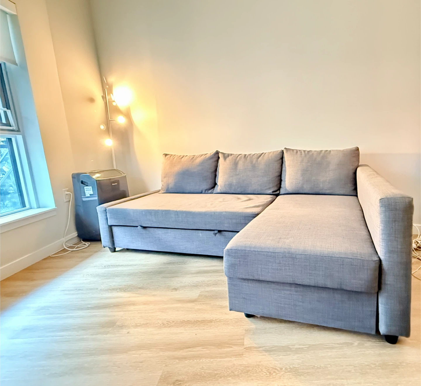 Grey Sectional Sofa Bed with Storage - IKEA Frihetan L sofa bed