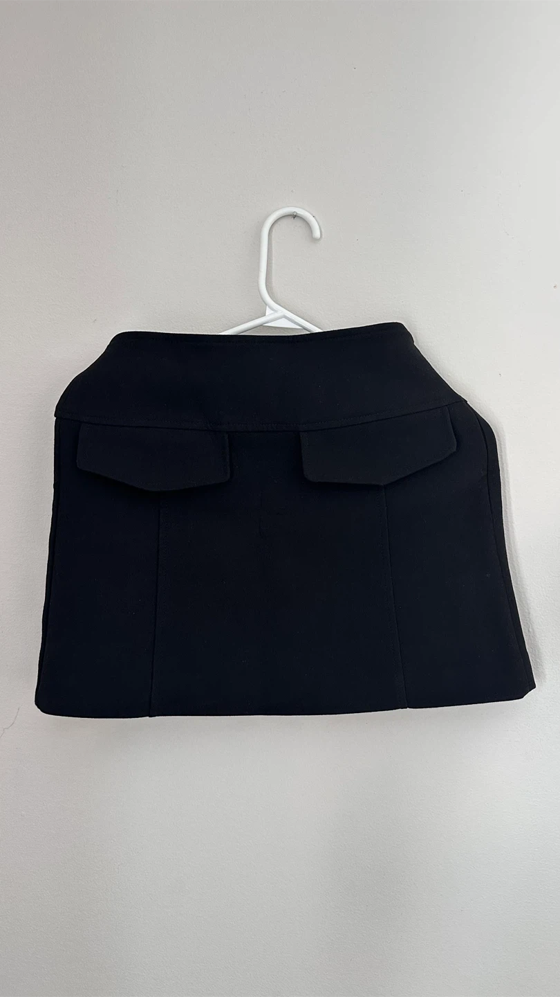 Zara Black Mini Skirt - Size XS - photo 3