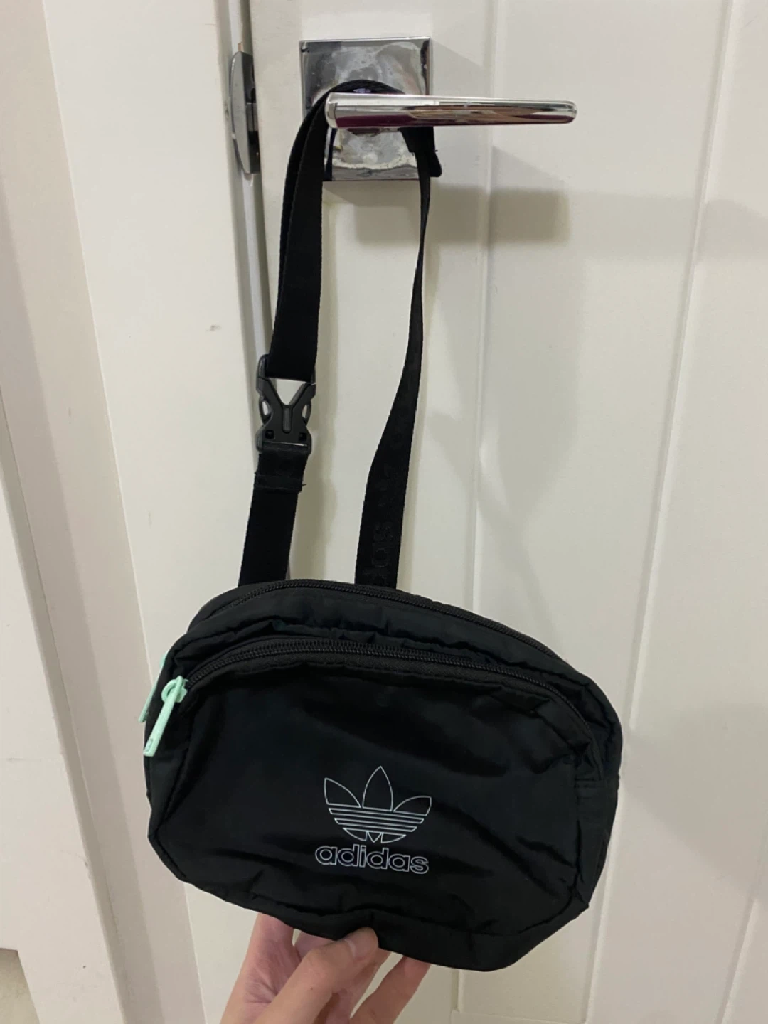 Adidas Crossbody Bag Black Trefoil Logo - photo 2