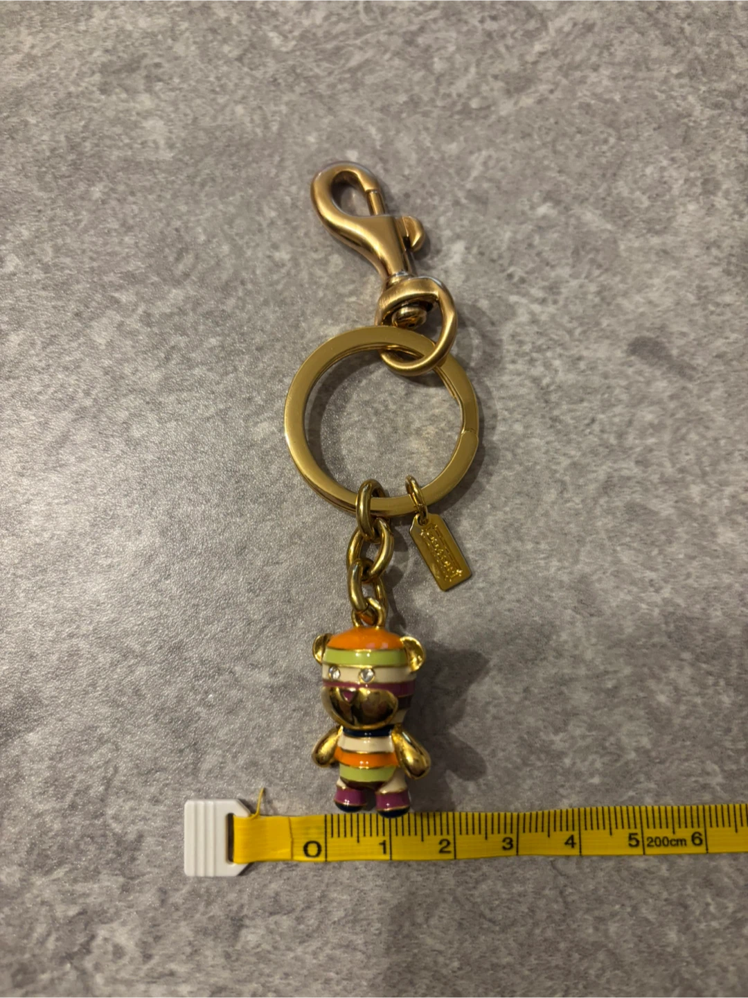 Coach Bear Keychain Charm - photo 4