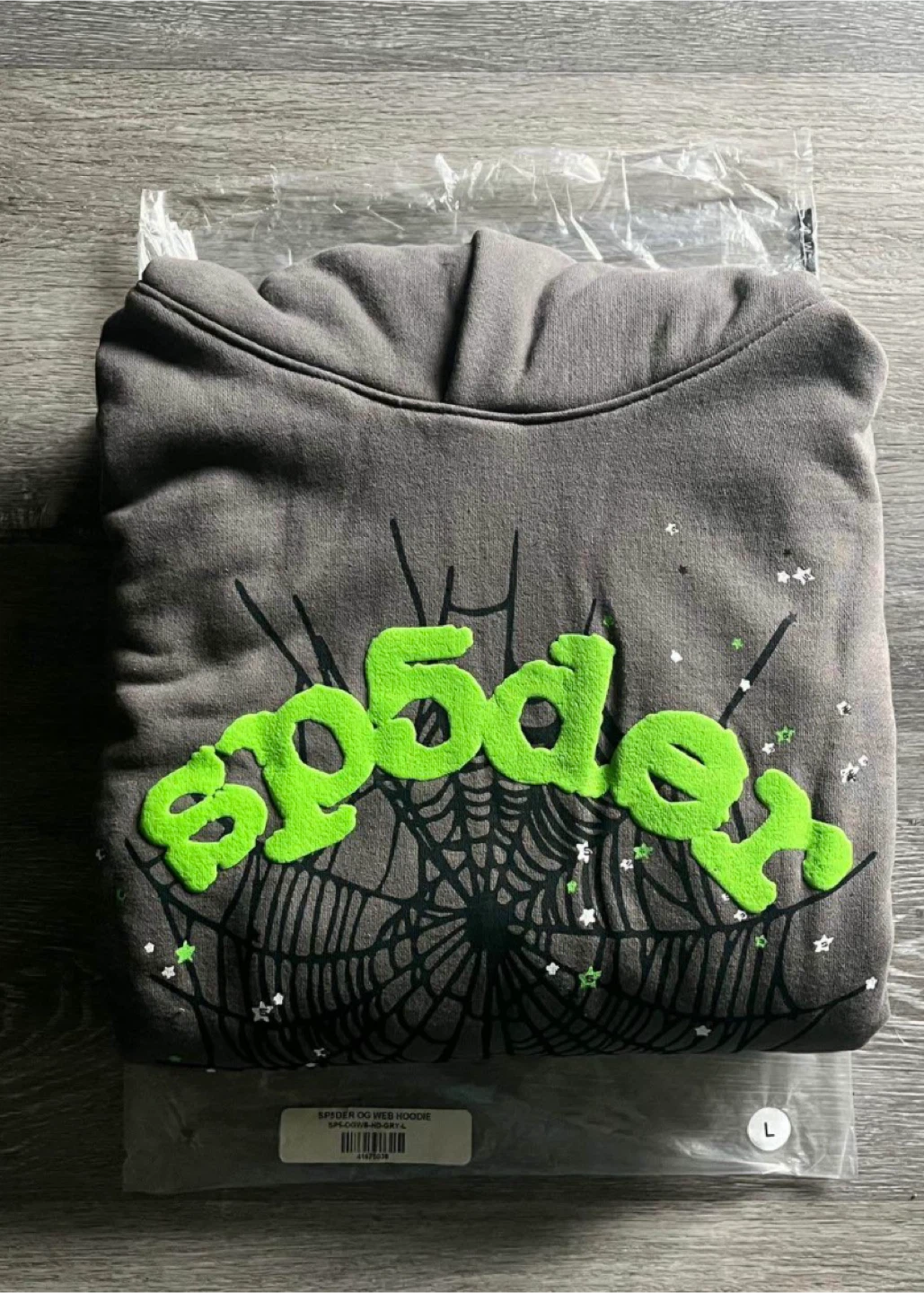 Spider OG Web Hoodie - Grey