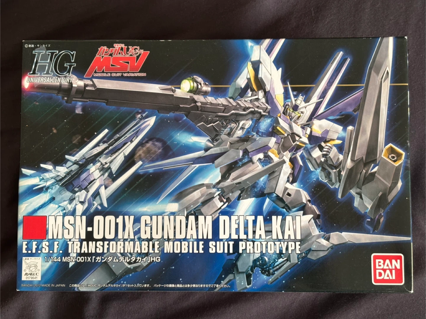 Bandai HG 1/144 Gundam Delta Kai MSV Model Kit