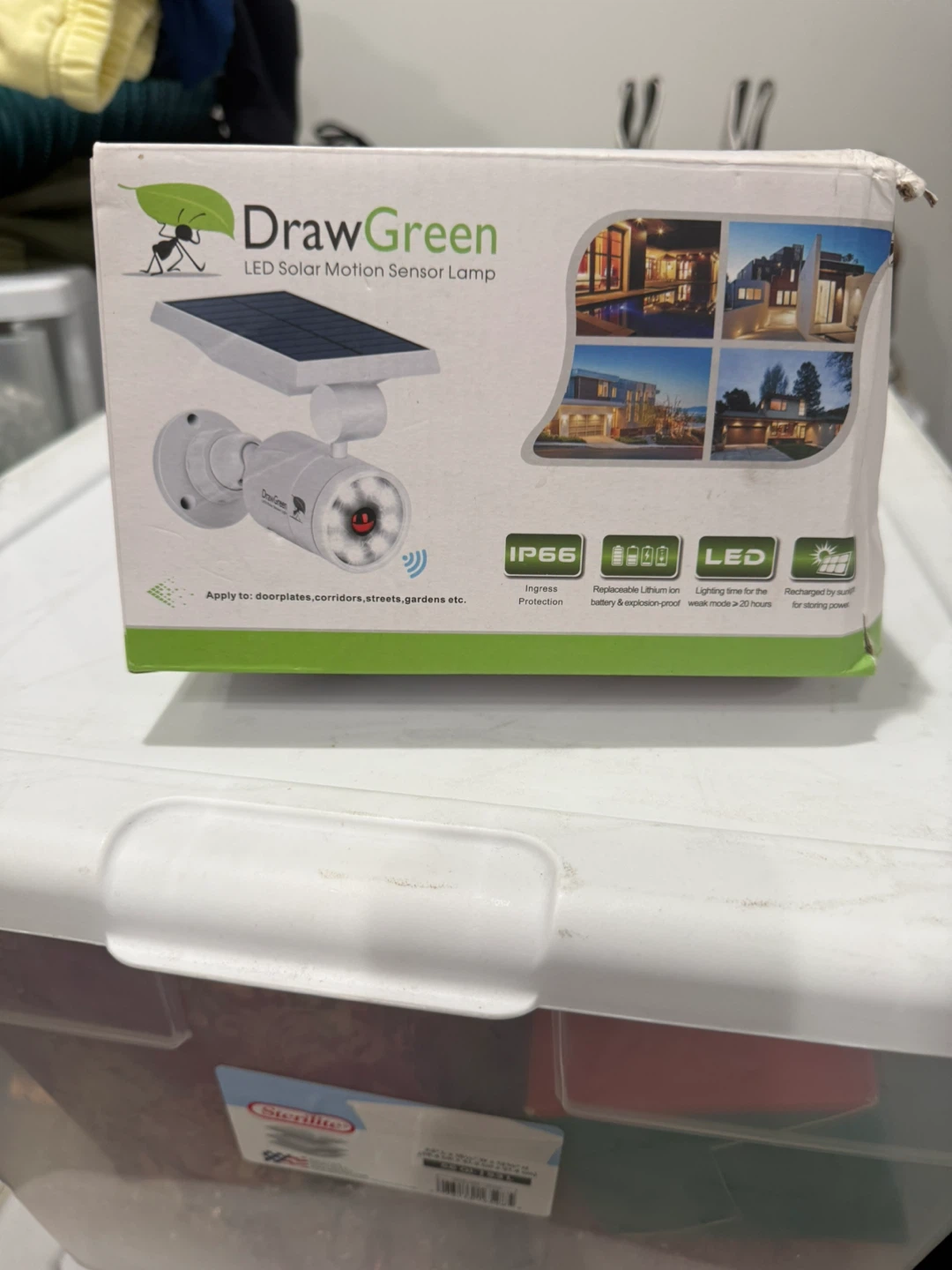 DrawGreen LED Solar Motion Sensor Lamp - photo 2