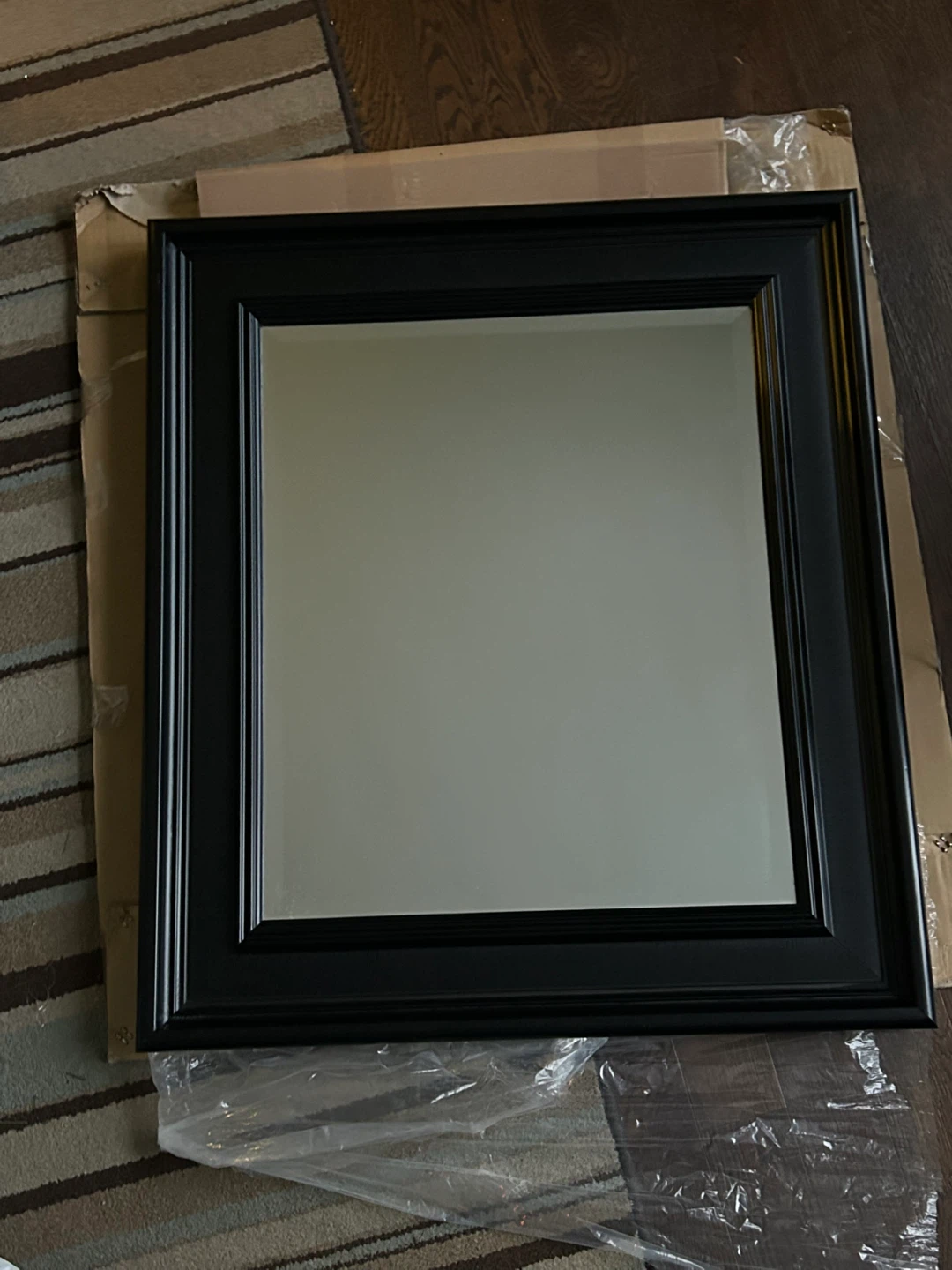 Black Framed Wall Mirror