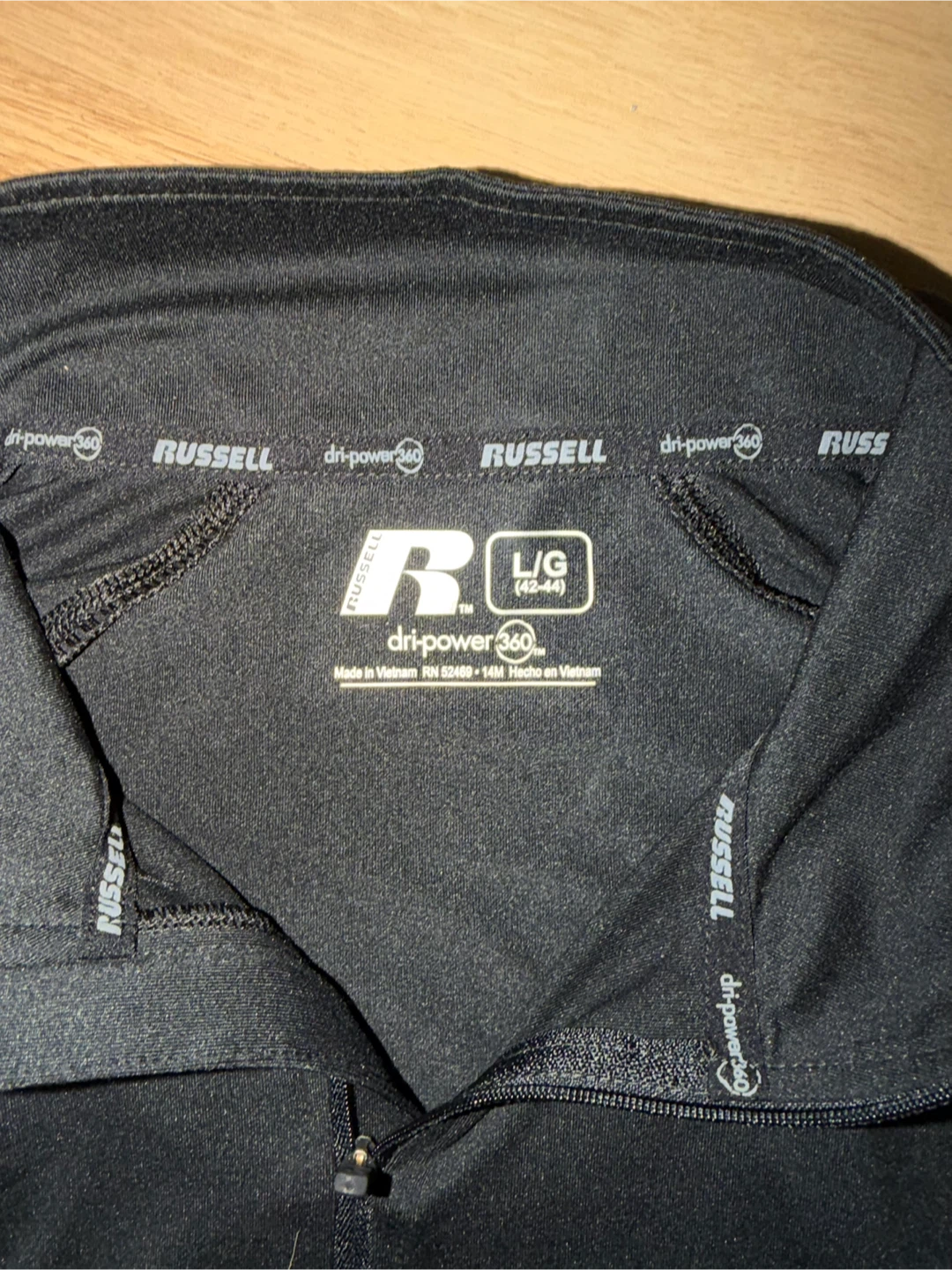 Russell Dri-Power 360 Athletic Pullover - Black - L/G - photo 2