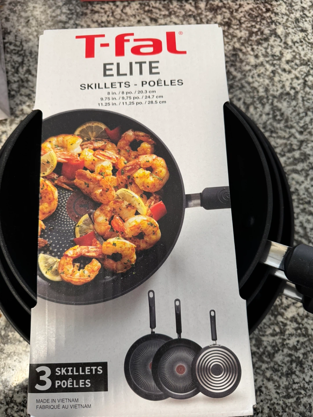 T-fal Elite 3-Piece Skillet Set - photo 3