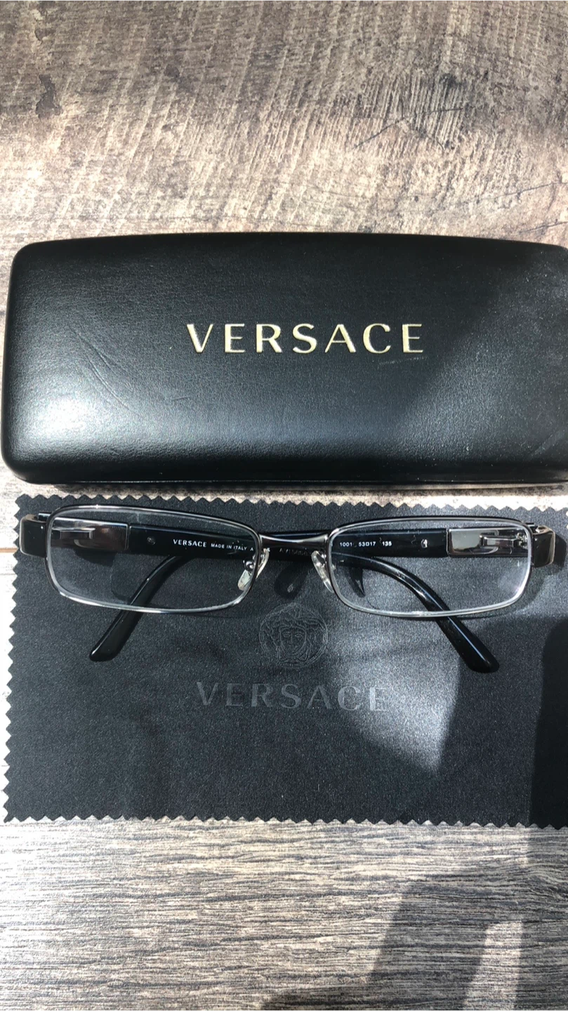 Preloved Versace Eyeglasses with Case