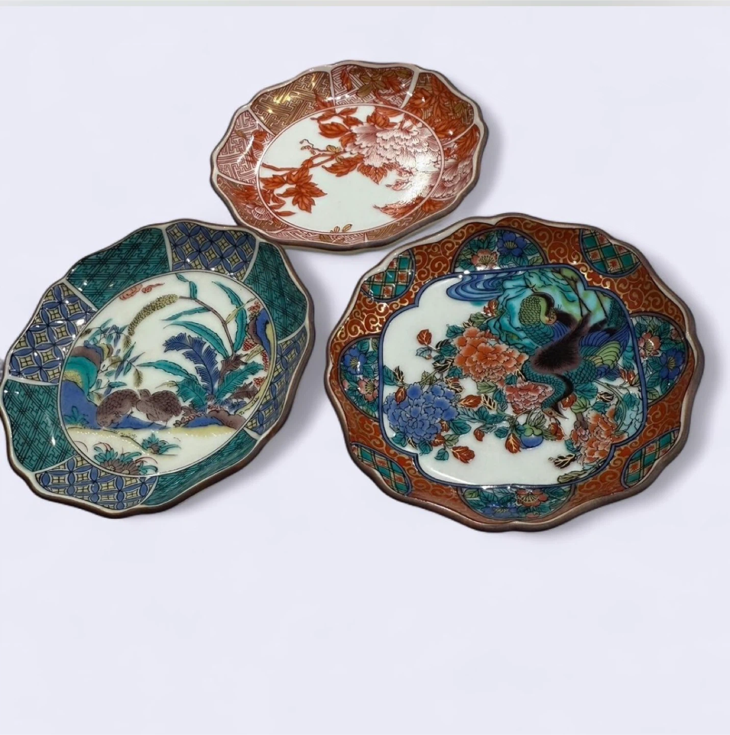 Set of 3 Decorative Ceramic Plates
