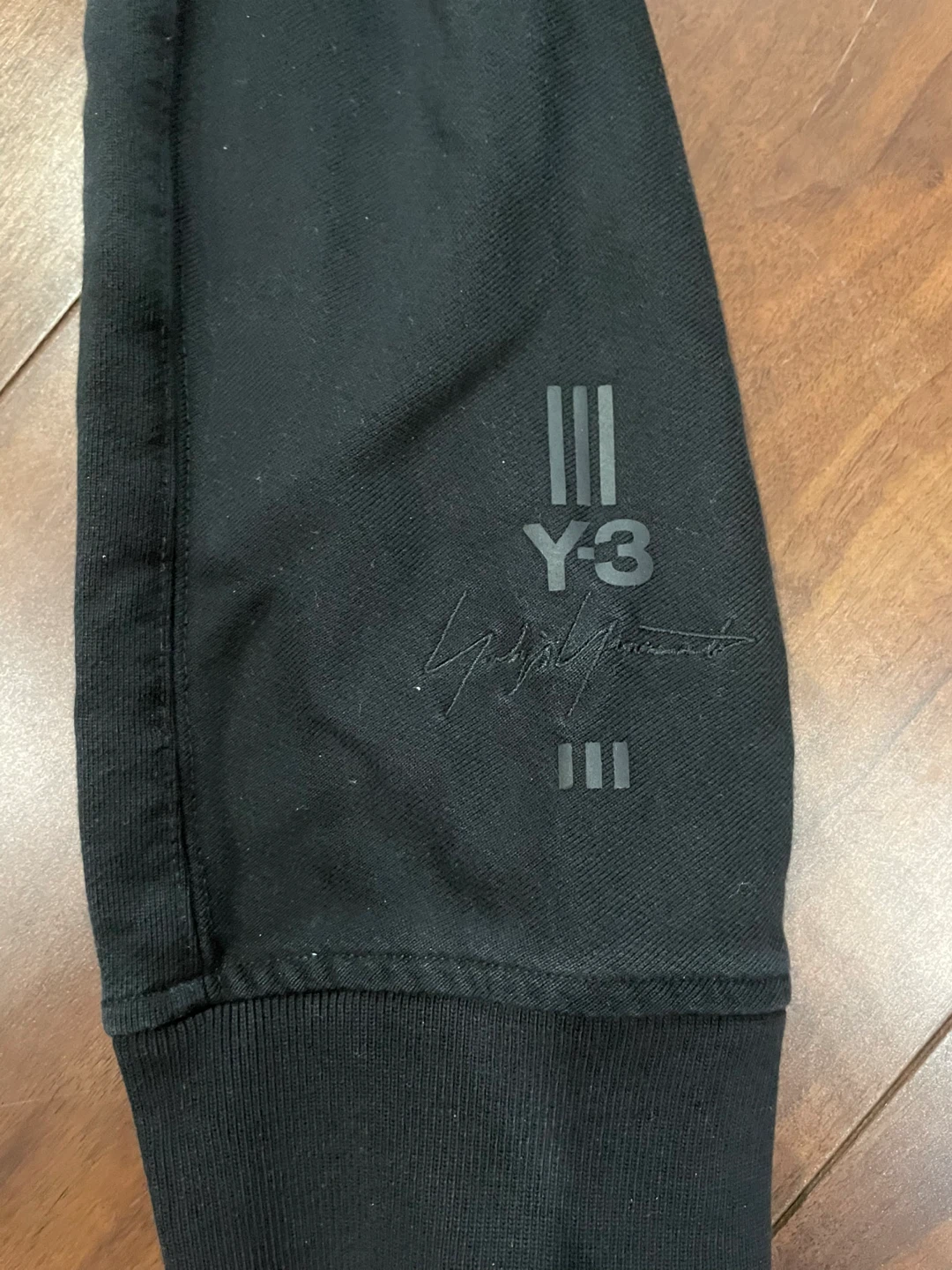 Y-3 Adidas Yohji Yamamoto Black Hoodie - Size XL - photo 4