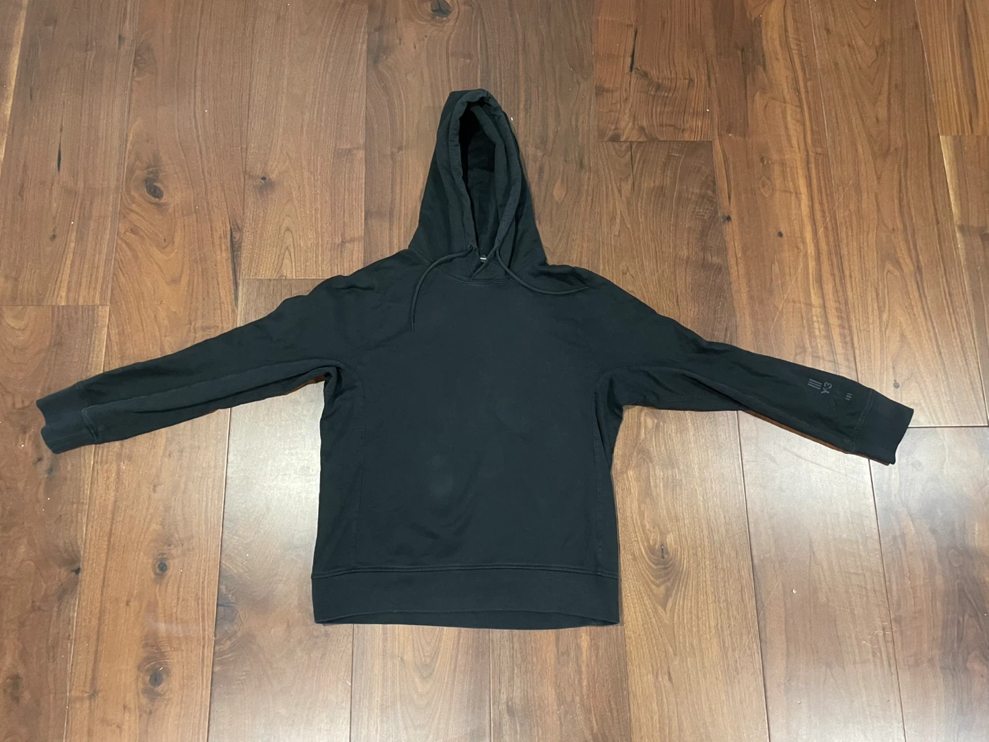 Y-3 Adidas Yohji Yamamoto Black Hoodie - Size XL