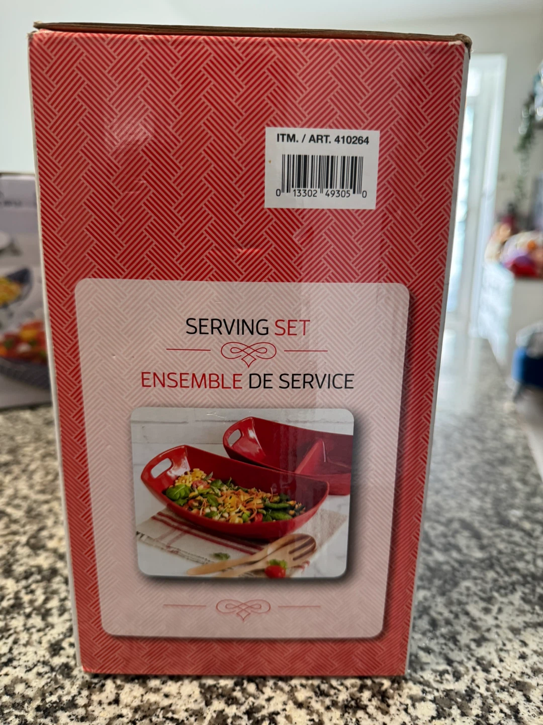 Over and Back Red Serving Set - 2 Pieces - photo 3