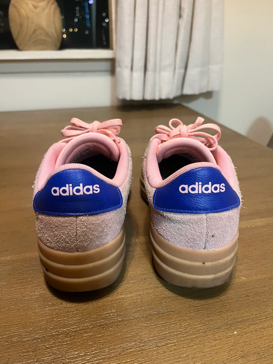 Adidas Women's Pink & Neon Green Sneakers Size 6.5 - photo 2