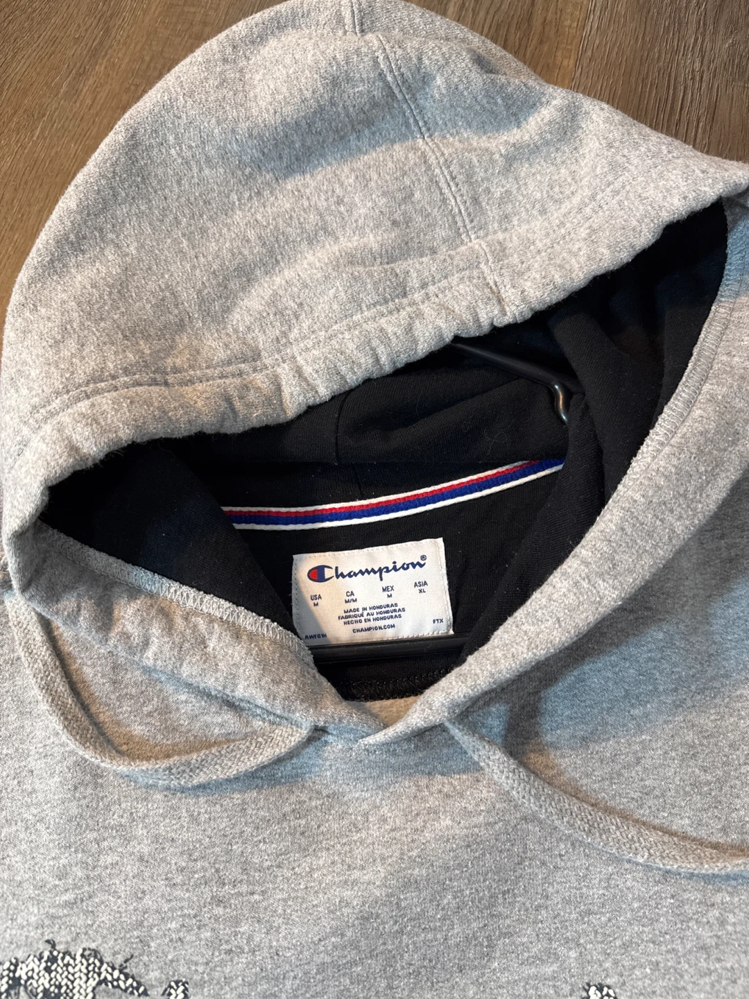 Champion Gray Hoodie - photo 2