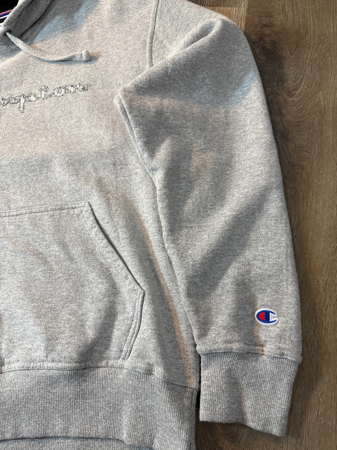 Champion Gray Hoodie - photo 4