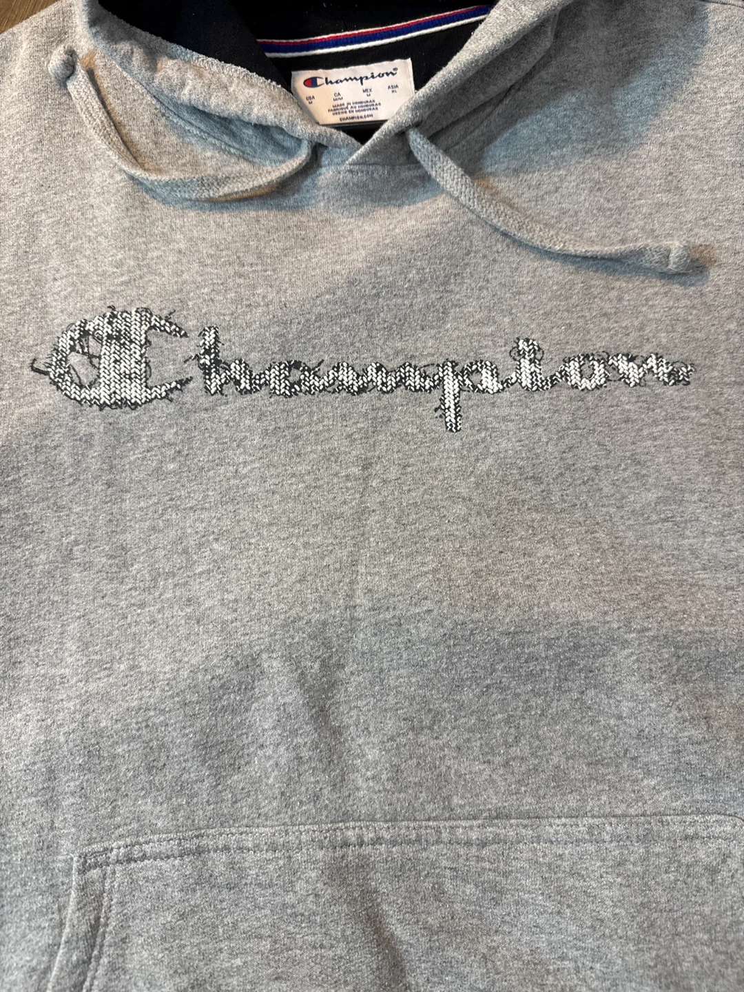 Champion Gray Hoodie - photo 3