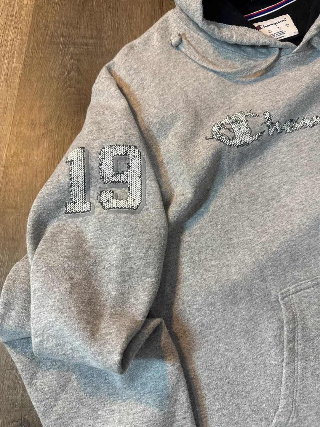 Champion Gray Hoodie - photo 5