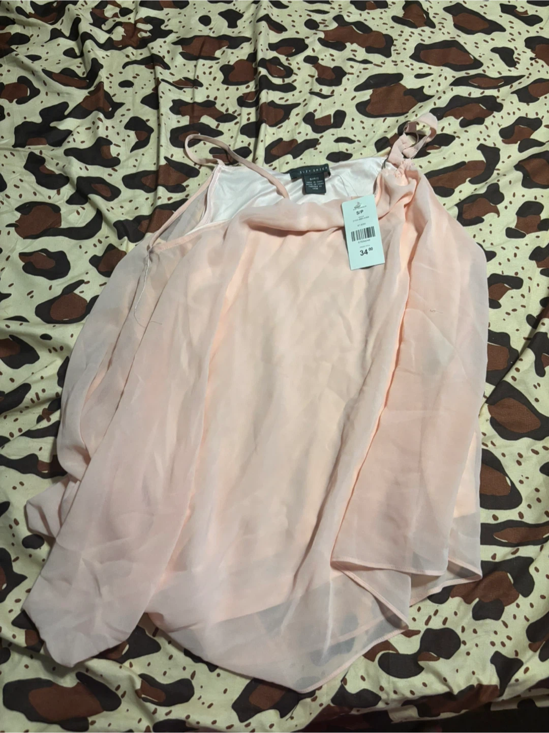 Suzy Shier Pink Camisole Top