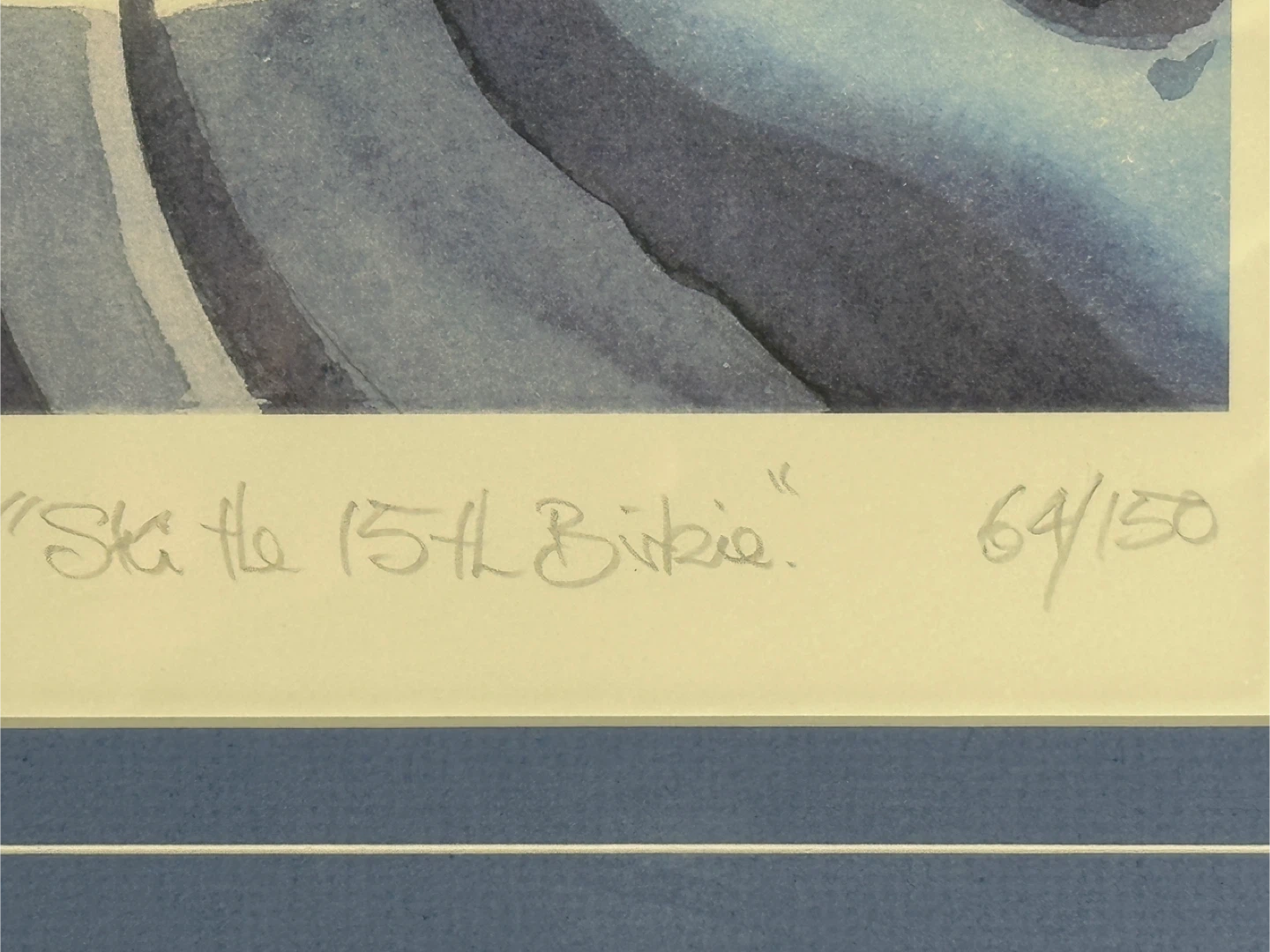 J. Yardley Jones "Ski the 15th Birkie" Limited Edition Print - photo 4