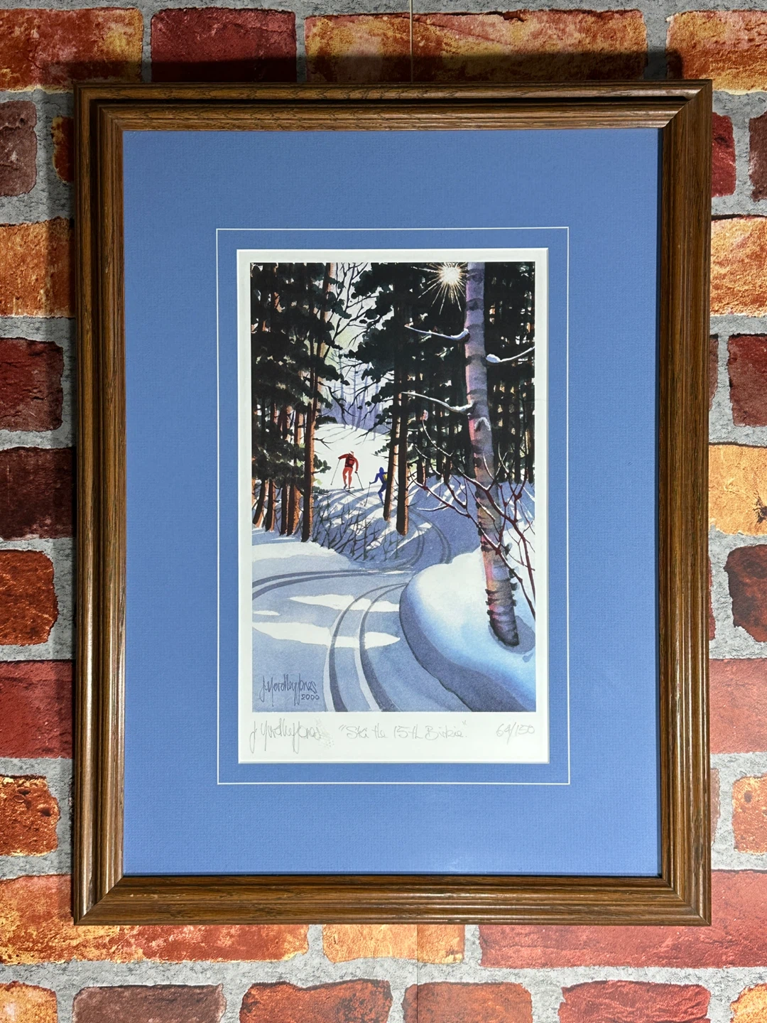 J. Yardley Jones "Ski the 15th Birkie" Limited Edition Print