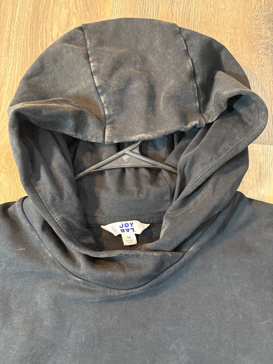 Joy Lab Black Cotton Blend Hoodie Size M - photo 2