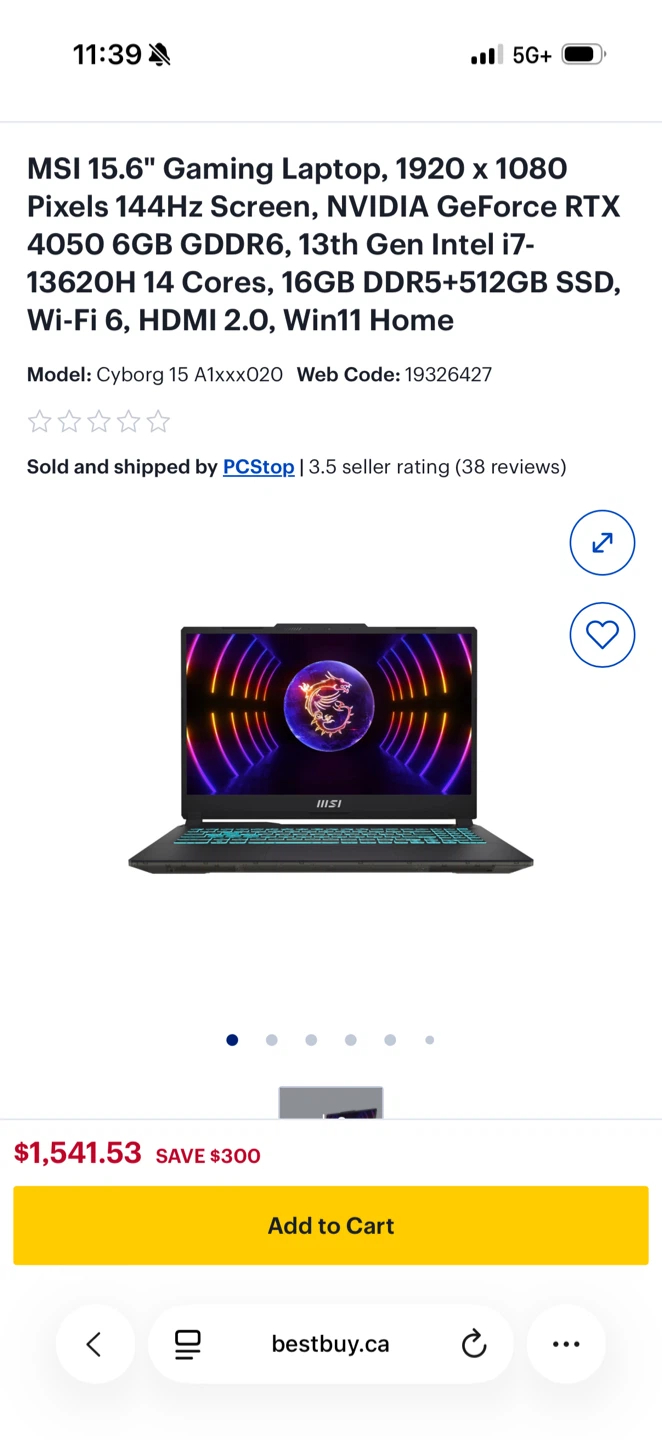 MSI 15.6" Gaming Laptop i7 13th RTX 4050 - photo 5