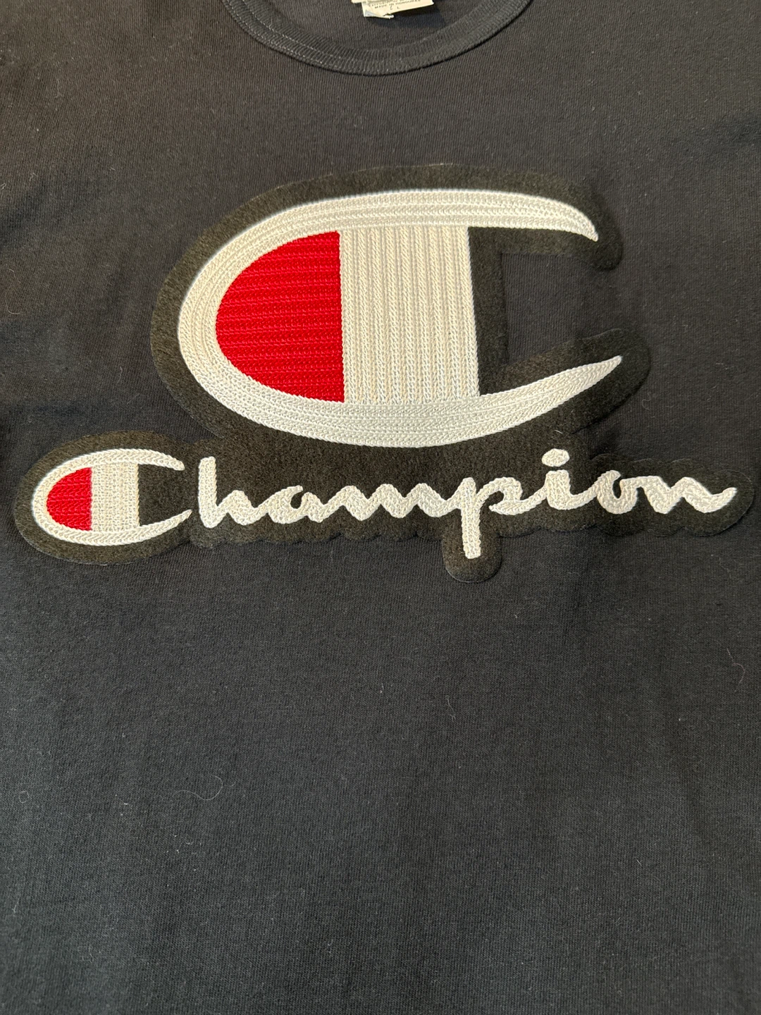 Champion Black T-Shirt Size Large - photo 3
