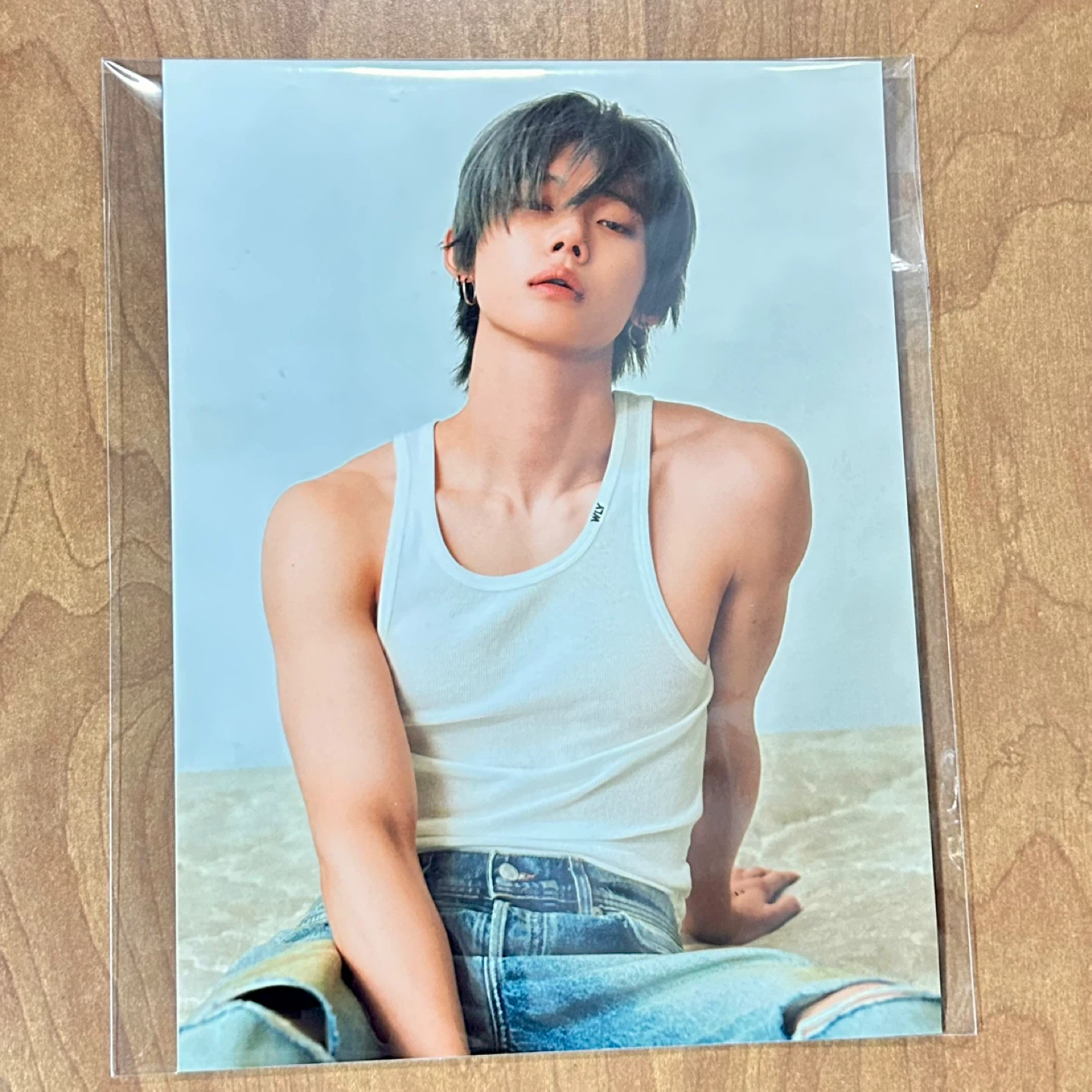 TXT Yeonjun No Labels Printed Photo Weverse POB