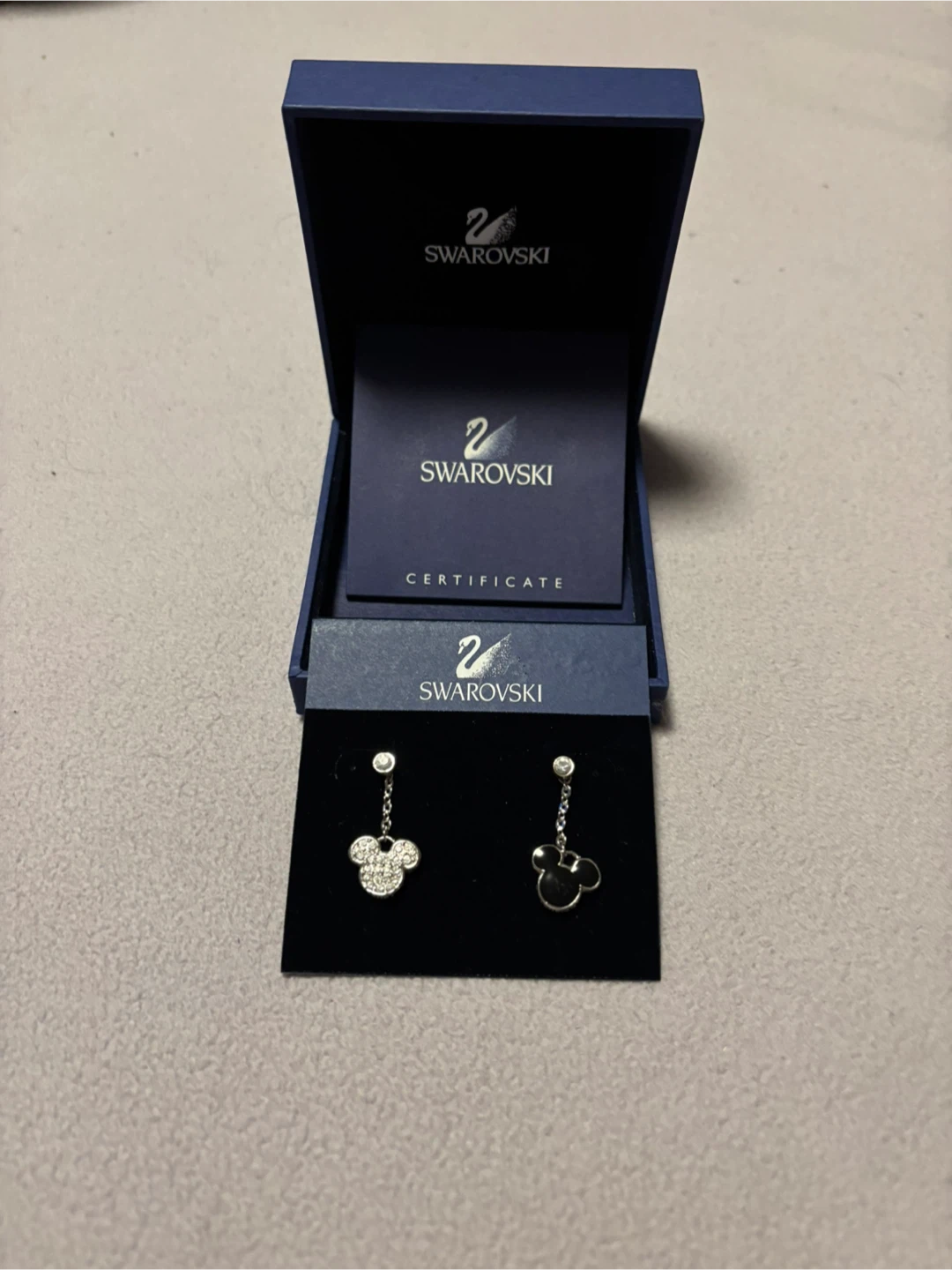 Swarovski Mickey Mouse Earrings