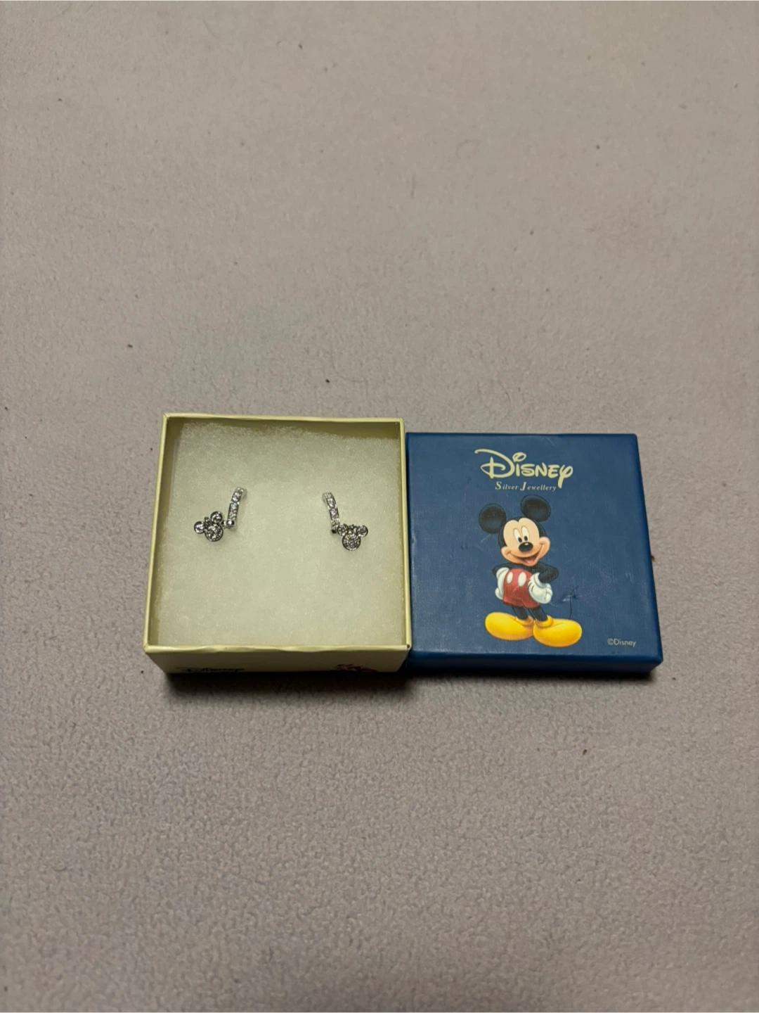 Disney Mickey Mouse Silver Stud Earrings - photo 2