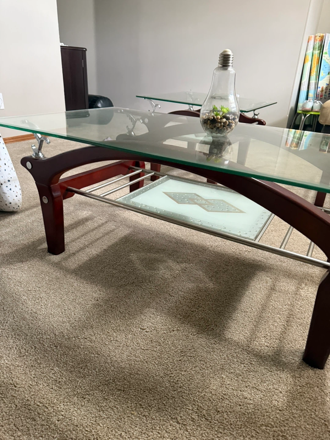 Glass Top Coffee Tables (Set of 3) - photo 4