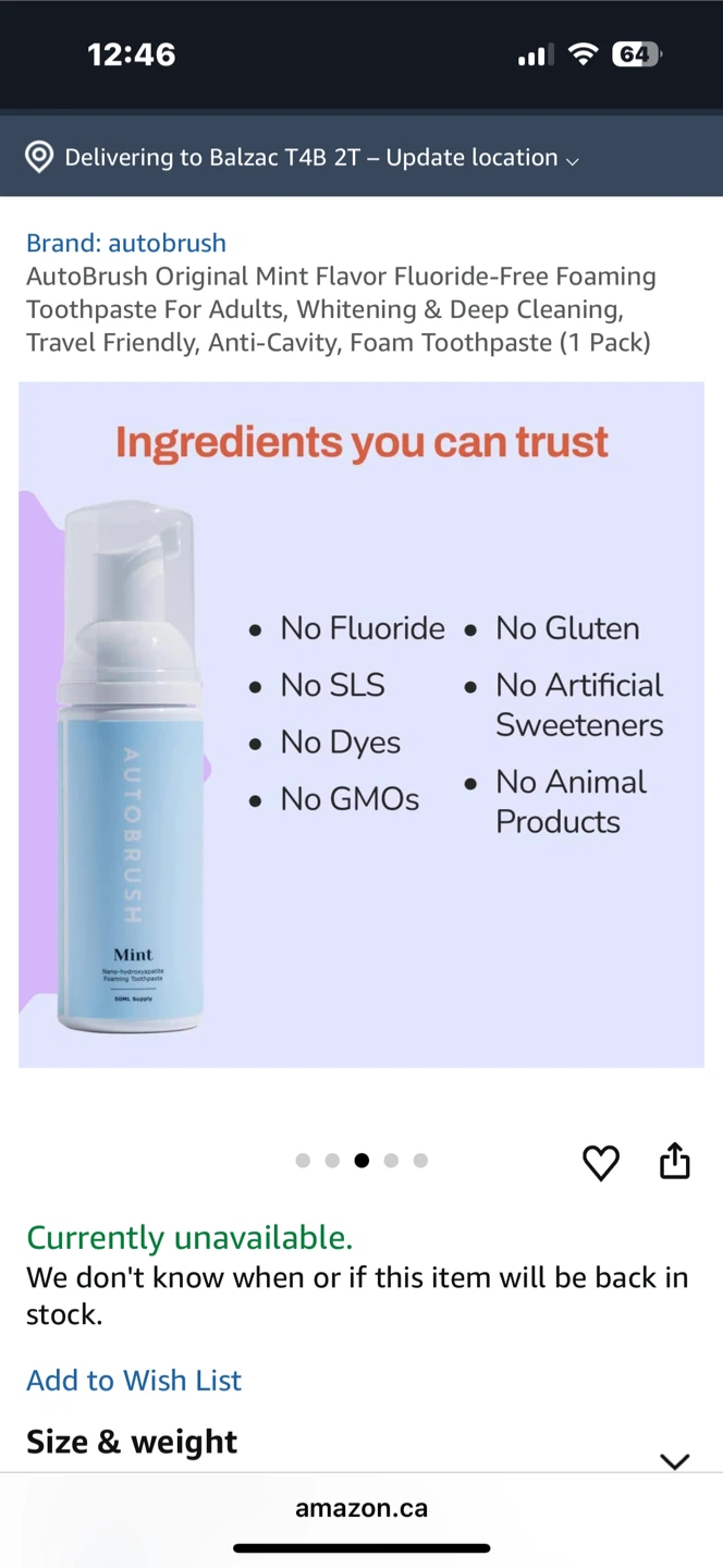 Autobrush Fluoride-Free Foaming Toothpaste (7 Pack) - photo 5