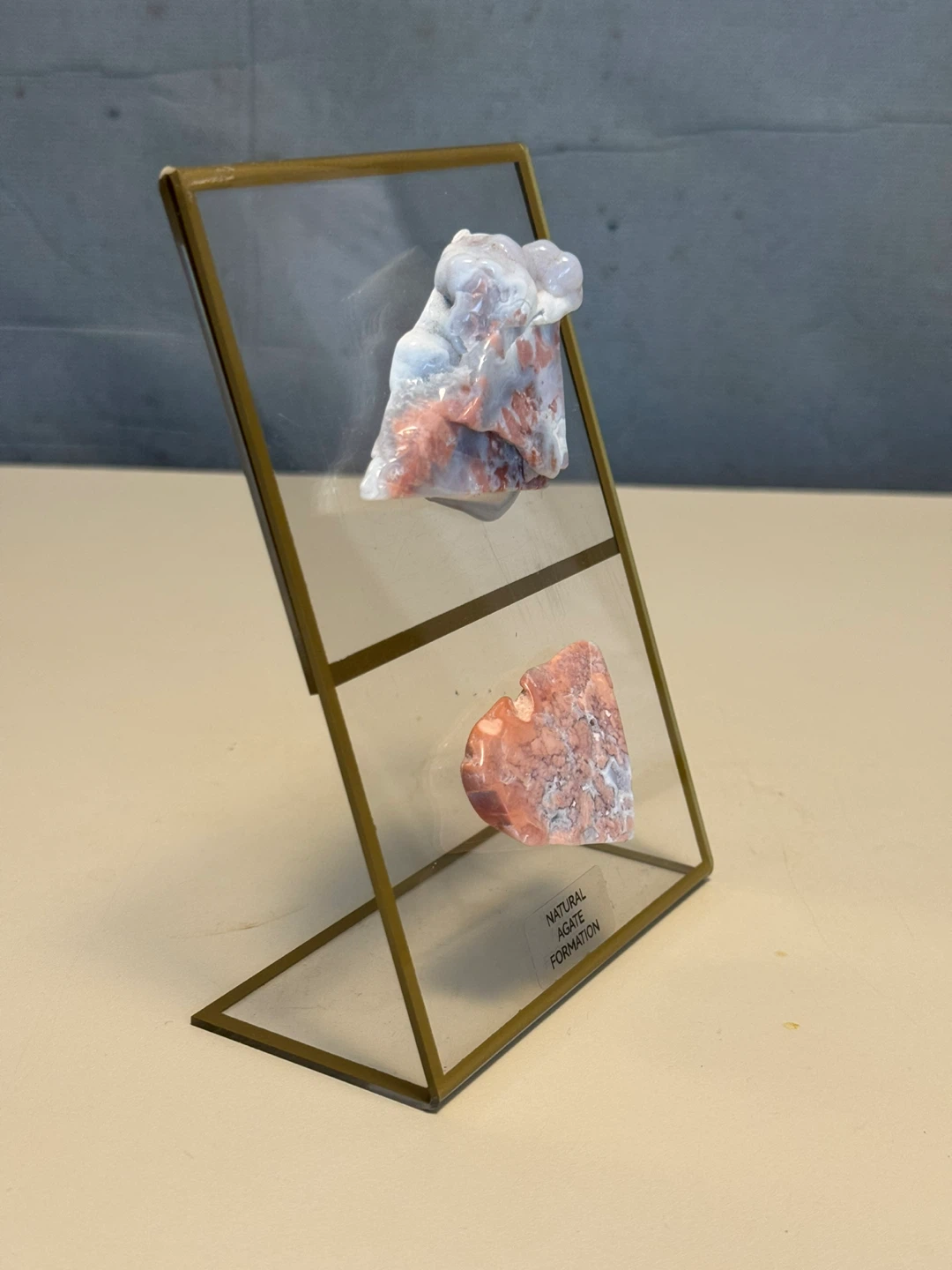 Natural Agate Formation Display - photo 4