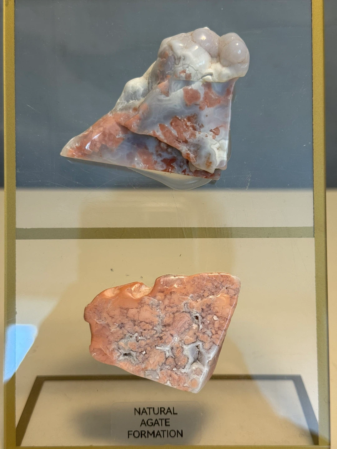 Natural Agate Formation Display - photo 2