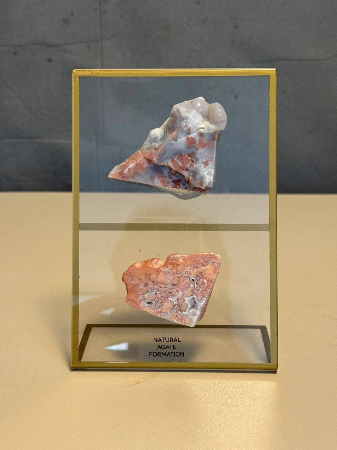 Natural Agate Formation Display - photo 3