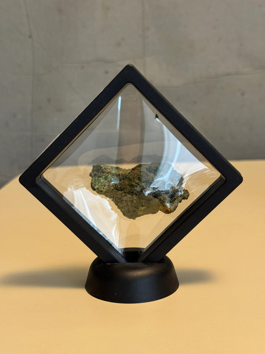 Natural Mineral Specimen in Display Case - photo 2