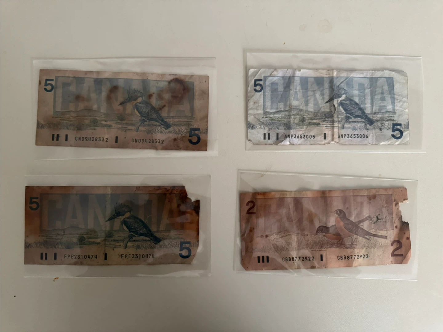 Canada 5 Dollar Bills & 2 Dollar Bill - Vintage Currency - photo 4