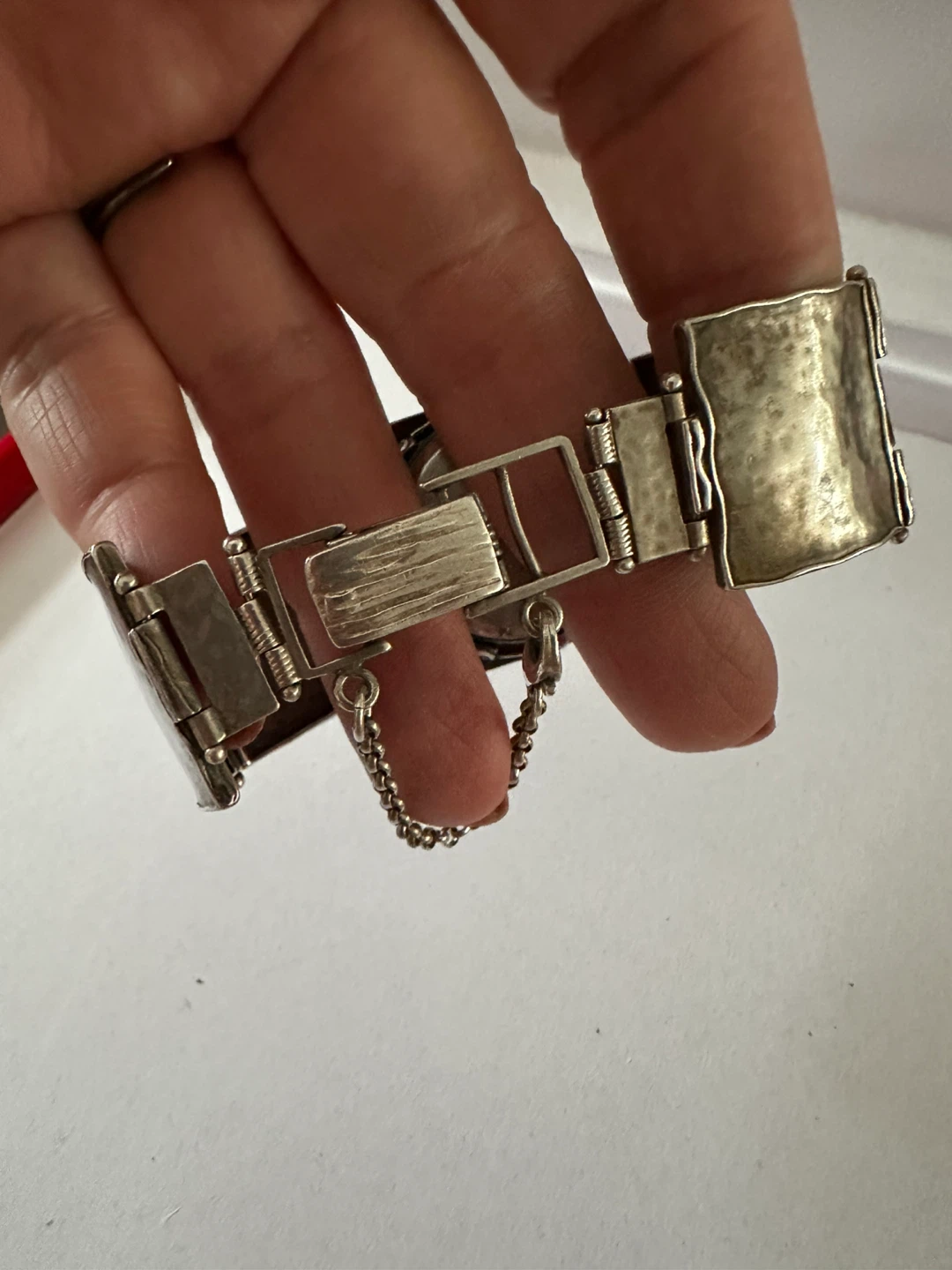 Silpada Square Faced 925 Sterling  Silver Vintage watch - photo 5
