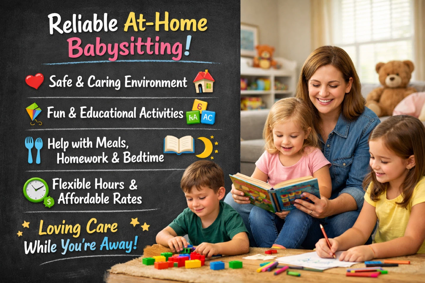 Reliable At-Home Babysitting Services