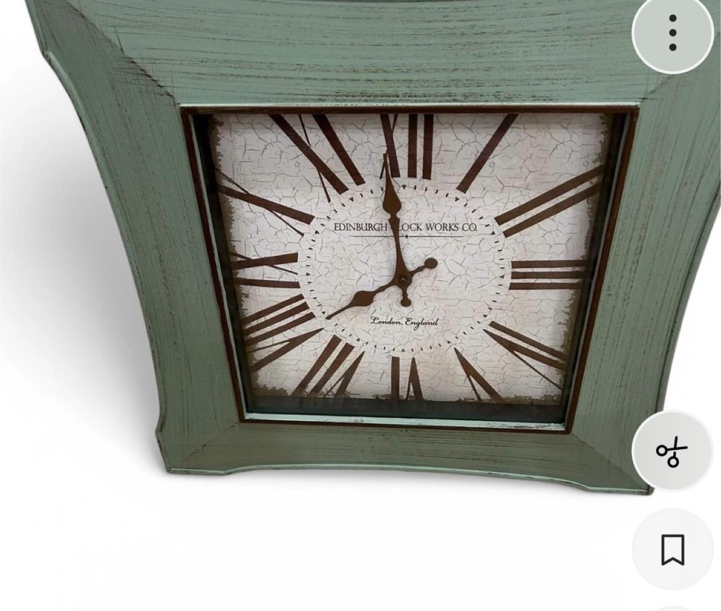 Edinburgh Clock Works Co. Vintage Style Wall Clock