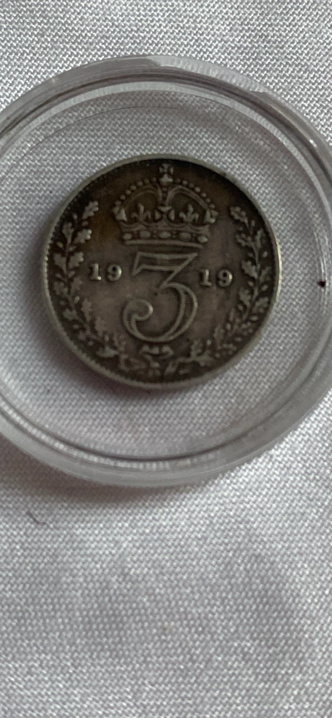Three Pence 92.5 % Silver